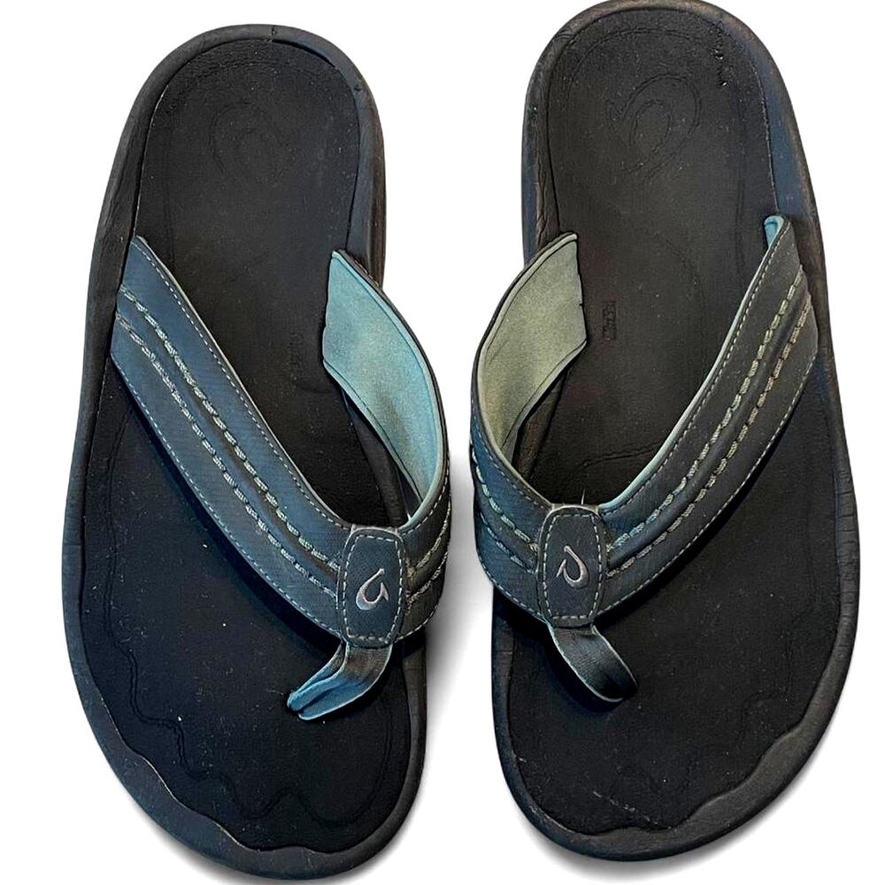 OluKai Hokua Men's Flip Flop Sandals size 12